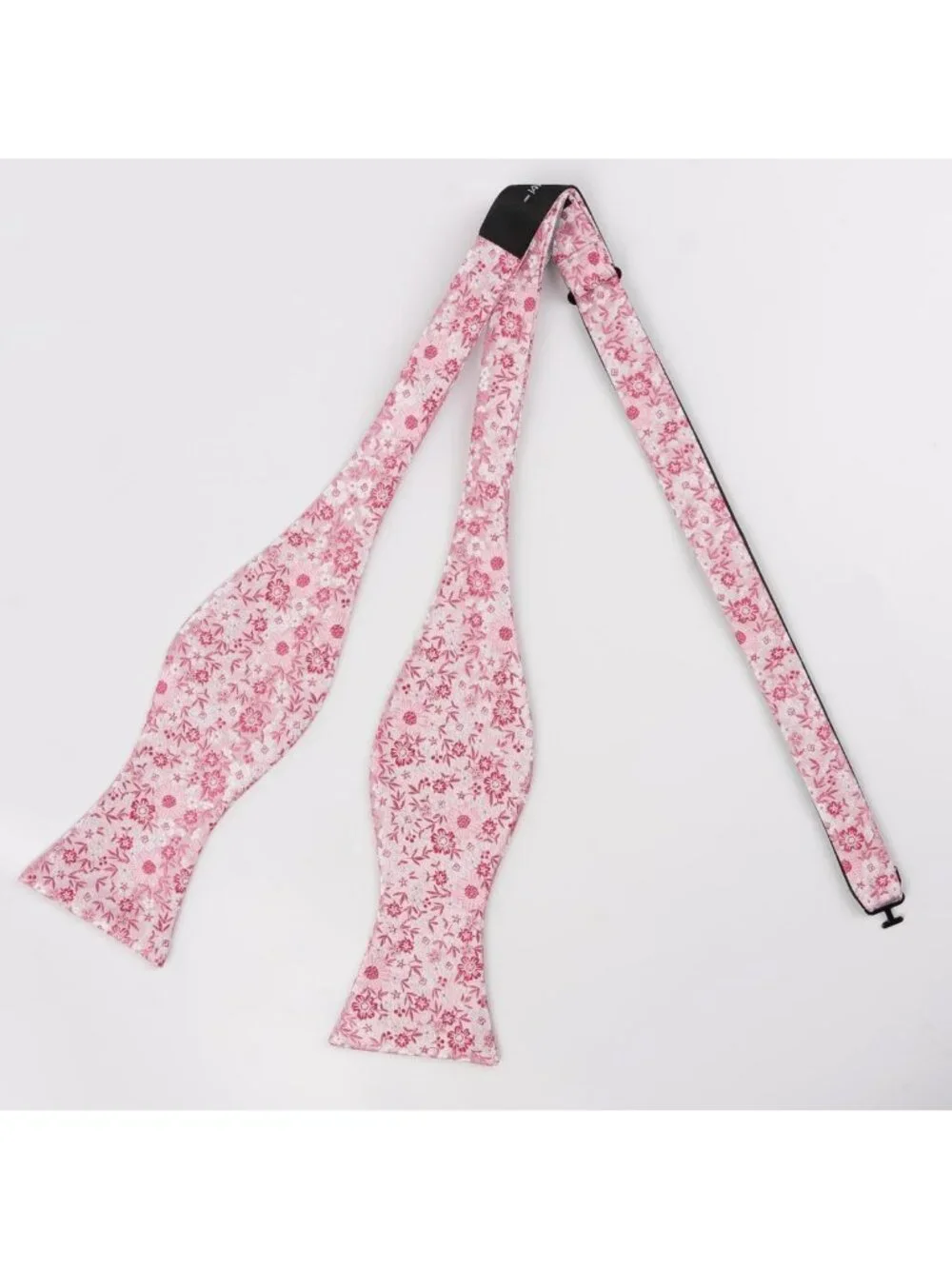Floral Self-Tied Bow Tie & Pocket Square Set for Men - Stylish Formal Accessory